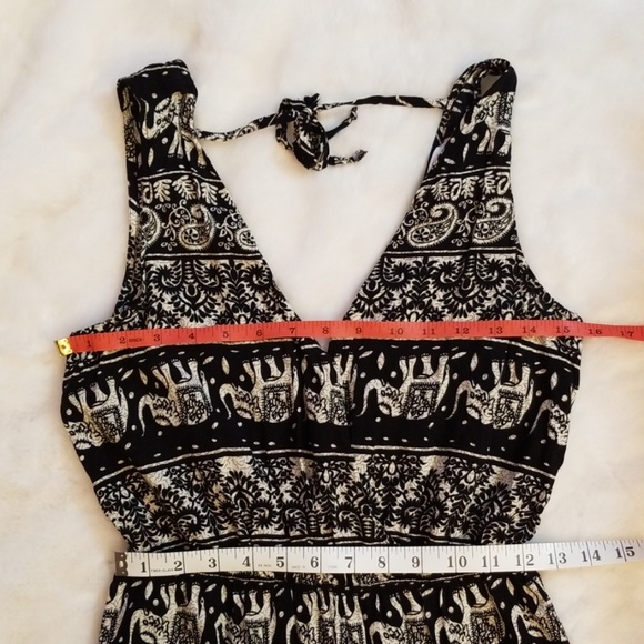 Papaya Elephant Pattern Romper M - Picture 4 of 8